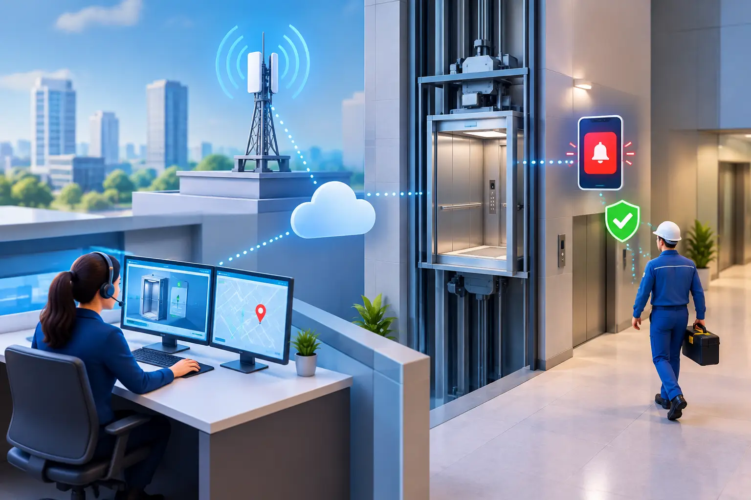 GSM Lift Monitoring for Faster, Safer Response GSM Lift Monitoring for Faster, Safer Response