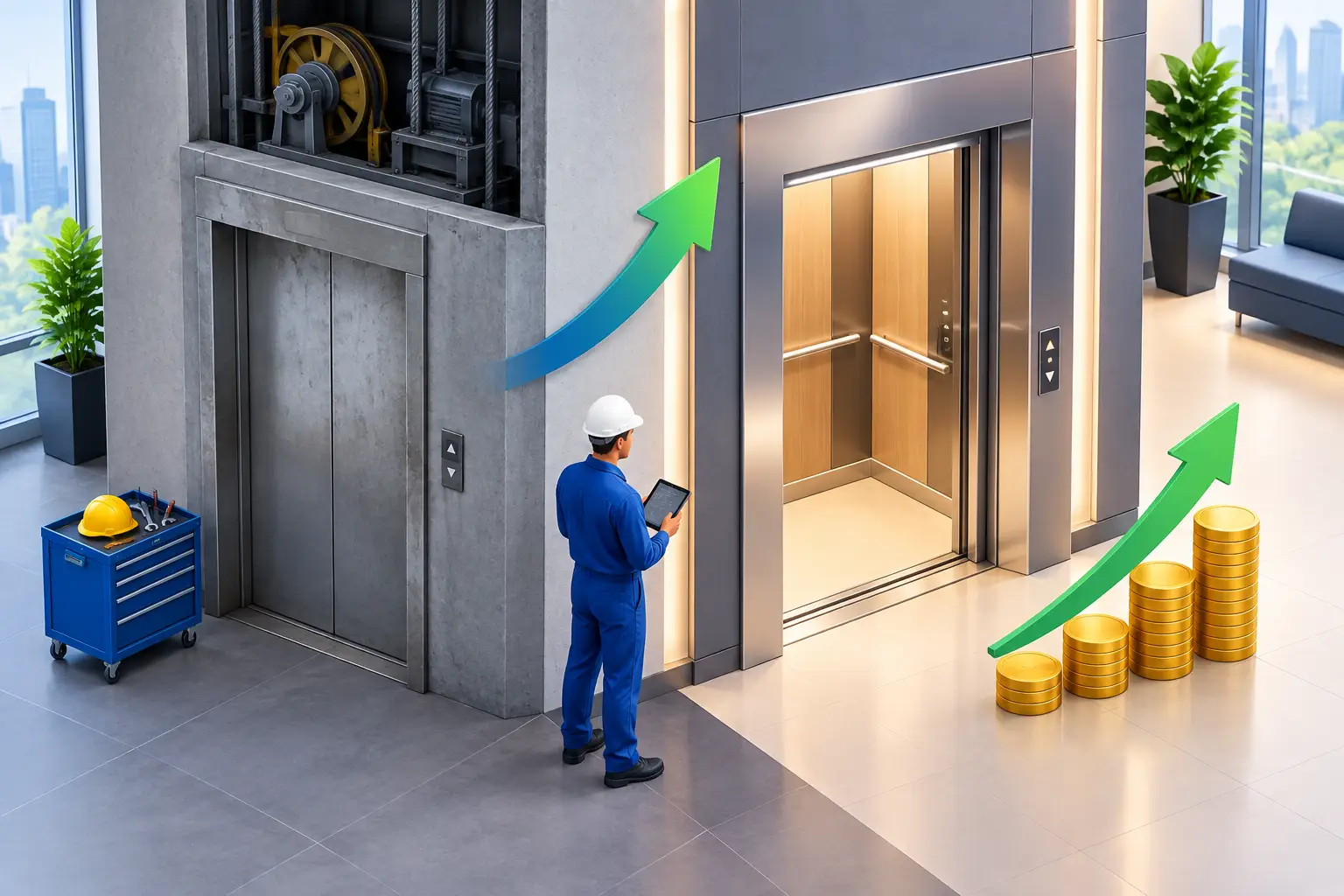 When Elevator Modernisation Services Pay Off When Elevator Modernisation Services Pay Off